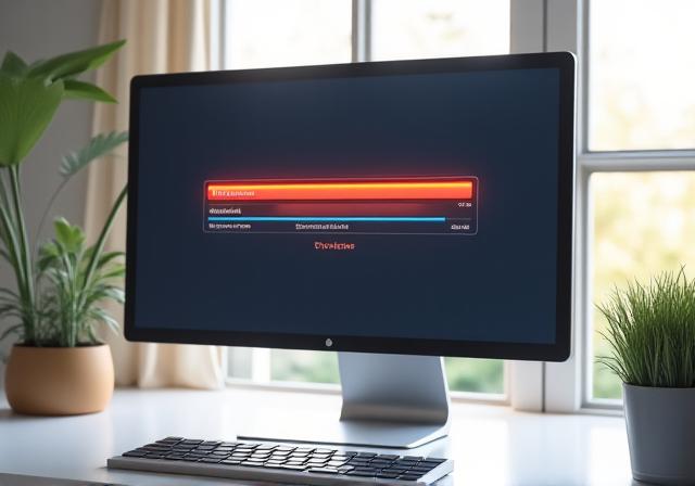 A clean, organized macOS desktop interface showing a visual progress bar moving from nearly full red to an optimized blue state.